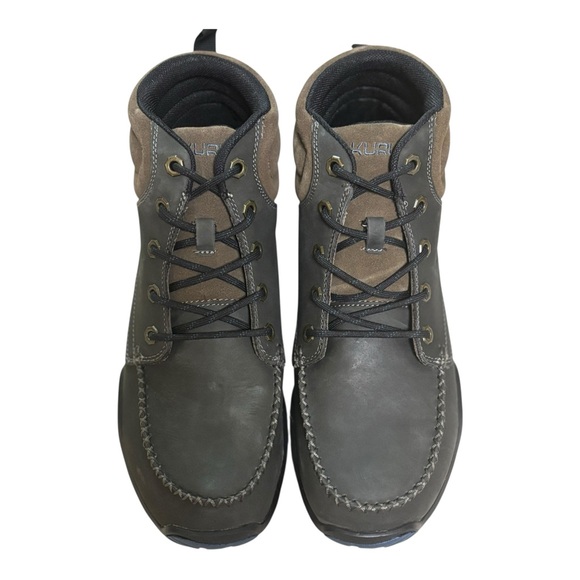 KURU Quest Boots Mens Size 10.5 Woodstock Brown Leather Ankle Hiking Comfort - Picture 2 of 13